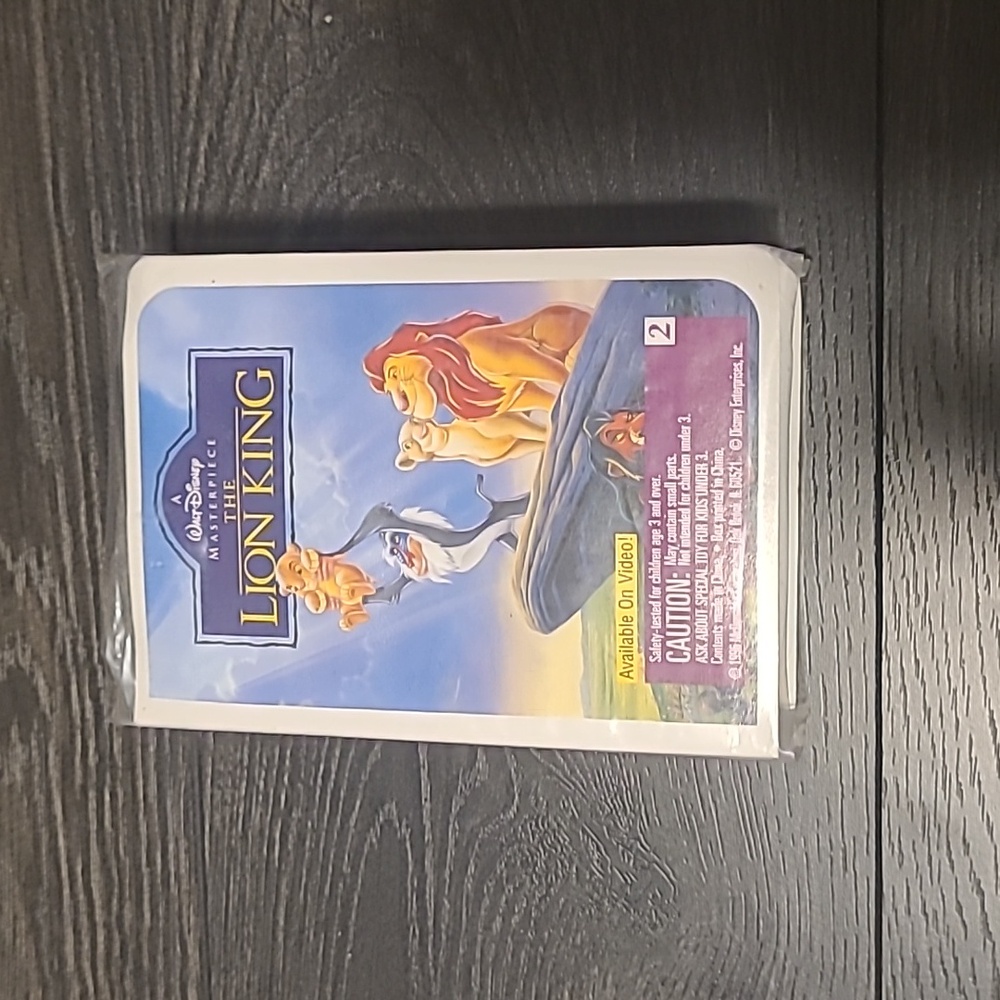 🛍The Lion King 1996 Walt Disney Masterpiece Collection Happy Meal  Mcdonalds